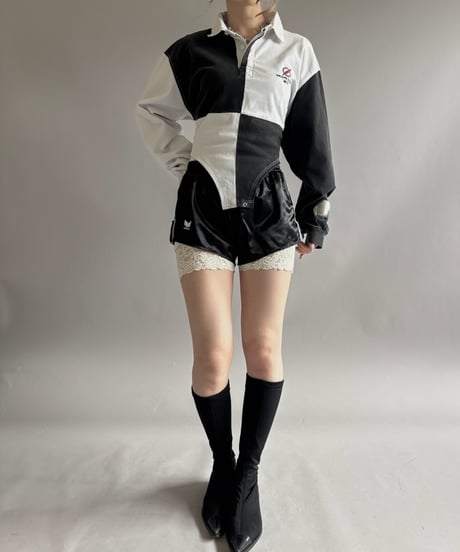 【RE;CIRCLE】 RE Leotard Rugger Shirt/ 260430-009