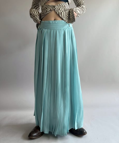 【USED】 Pleats Long Skirt /260404-015