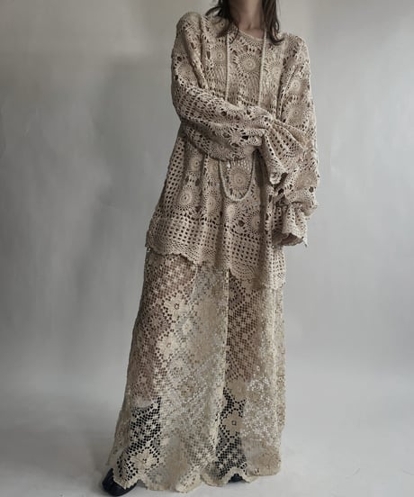 【RE;CIRCLE】 RE Crochet Lace One-piece / 220623-007