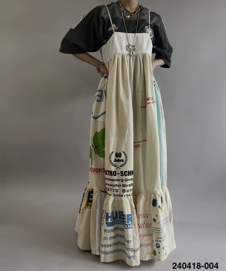 【RE;CIRCLE】RE Eco-Friendly Bag Camisole Long One-piece / 240418