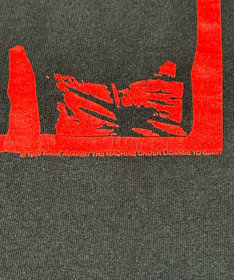 【USED】 90's GIANT RAGE AGAINST THE MACHINE T-Shirt /250621-046