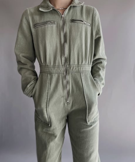 【USED】  Cotton Jumpsuit / 221112-017