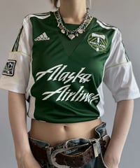 【USED】 13~14's adidas Portland Timbers Soccer Shirt / 260530-002
