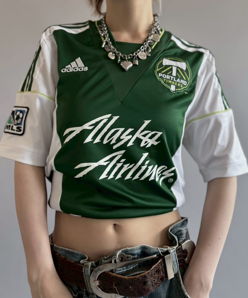 USED】 13~14's adidas Portland Timbers Soccer S