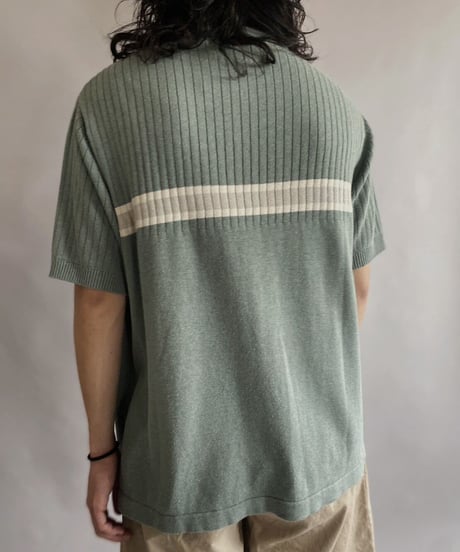 【USED】 S/S knit polo shirt / 230605-008