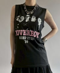 【USED 】Made in USA LOVER BOY Cut Off Tank Top/260622-005