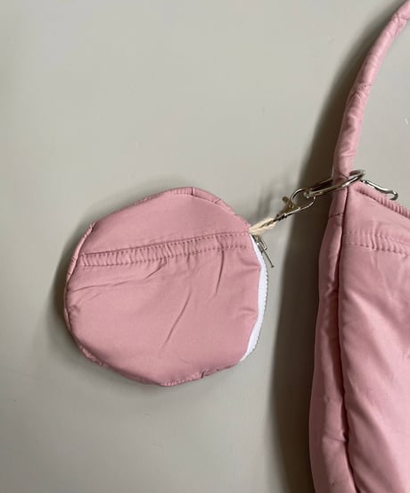 【RE;CIRCLE】 RE Down Shoulder Bag  pink /240104-017
