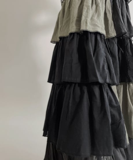 【RE;CIRCLE】 RE Indian Cotton Skirt / 220503-004