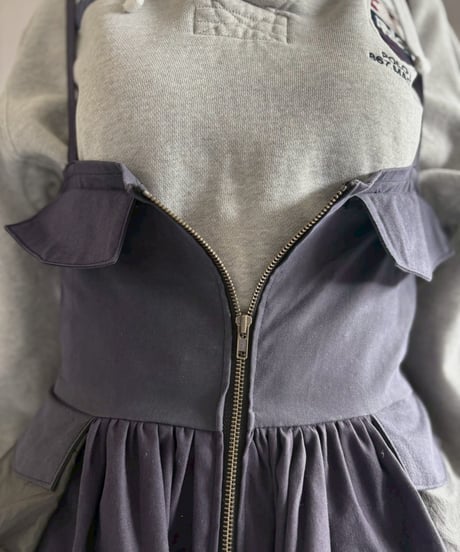 【RE;CIRCLE】 RE U.S Military Rebuild Mini One-Piece Dyed Navy / 260423-004