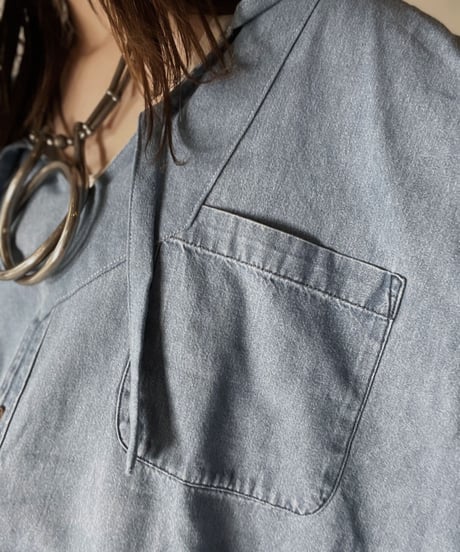 【RE;CIRCLE】 Remake Denim Mexican Parker③/210906-014