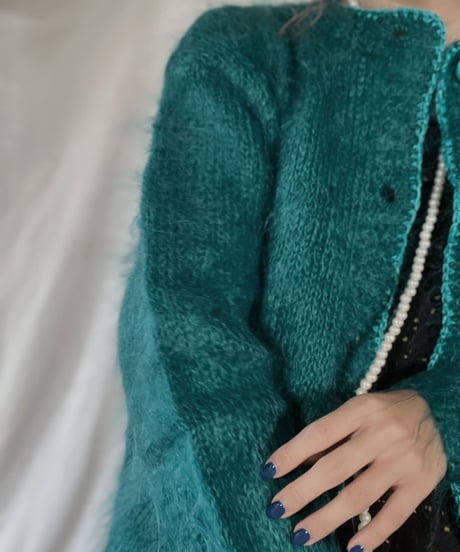 【USED】    Mohair Knit Cardigan/211216-020
