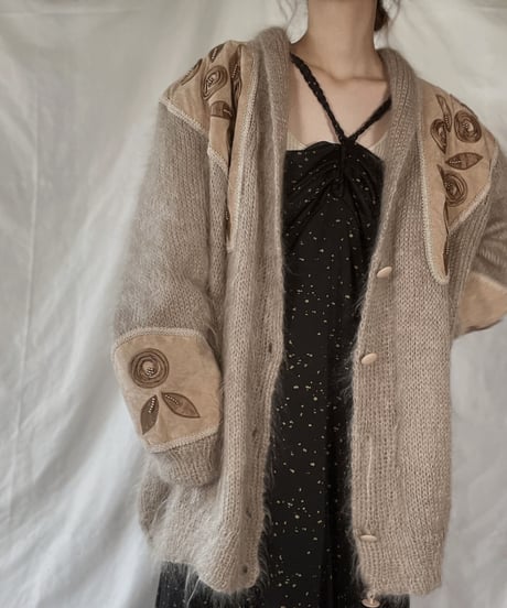 【USED】    Mohair Knit Cardigan/211216-018