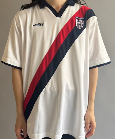 【USED 】UMBRO ENGLAND Soccer Shirt /240603-050