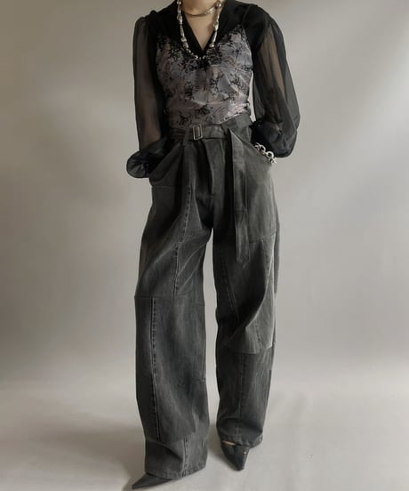 【USED】 Sheer Camisole Top / 230909-022