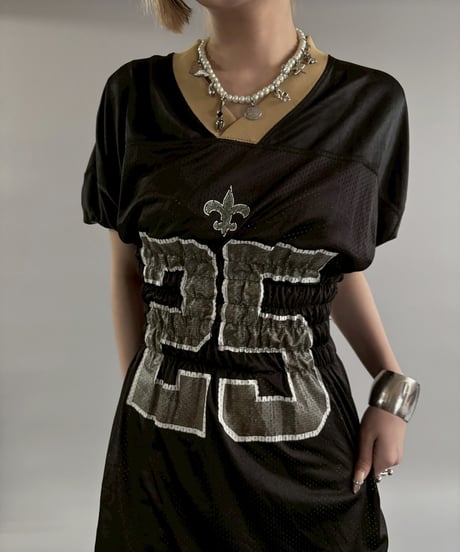 【RE;CIRCLE】 Shirring Football Shirt  /  250904-006