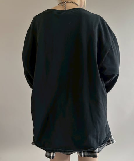 【USED】 GILDAN Make it IDIOT PROOF and someone will make a BETTER idiot L/S T-Shirt / 260502-002