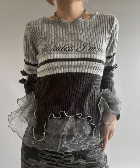 【RE;CIRCLE】 RE Mellow Knit Top /  251023-018