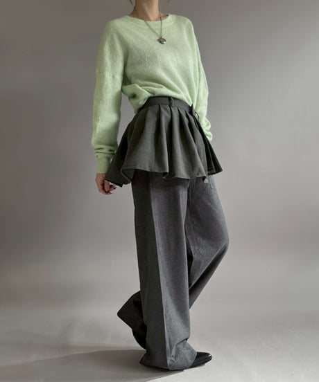 【RE;CIRCLE】 RE Suit Wrap Skirt Mini / 260129-003