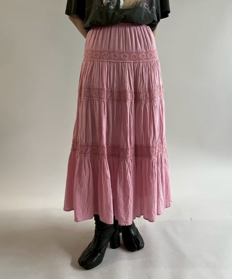 【USED】 Linen Long Skirt/ 250621-022