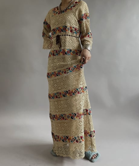 【USED 】Patterned Long One-Piece /240511-003