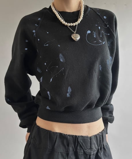 【USED】 Paint Short Sweat / 250925-001