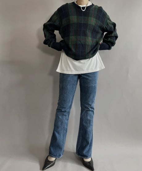 【USED】  Polo Golf Checked Knit / 221126-009