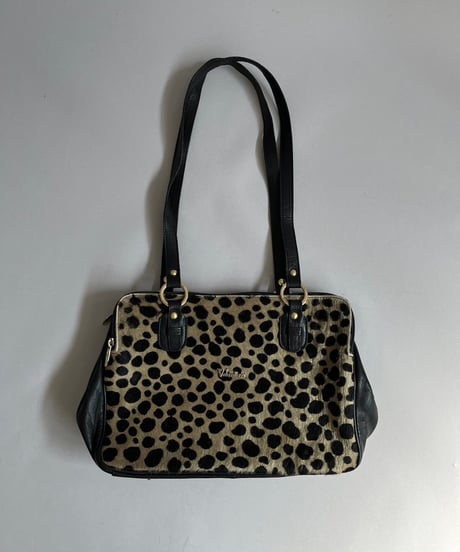 【USED】 Valentina Leopard Shoulder Bag/ 241007-019