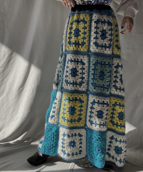 【RE;CIRCLE】 RE Granny Long Skirt⑦/211216-048
