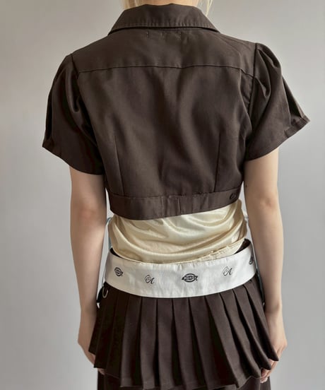 【Chinatsu Aoyama】 RE Makers Shirt Brown / 260702-030