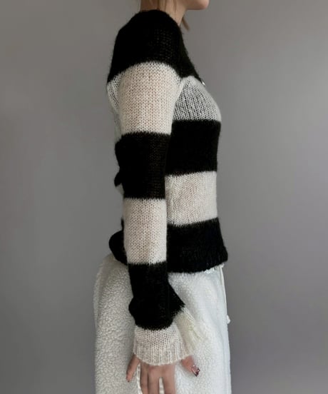 【USED】 Border Pattern Knit / 251227-009