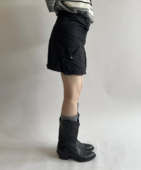 【USED】 Diesel Cargo Pocket Mini Skirt / 250517-027