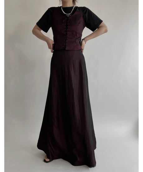 【USED】 Sleeveless Top & Skirt Co-ord sets / 220507-030