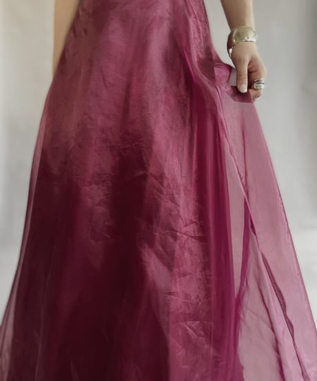【USED】 Sheer Long Skirt / 230603-031