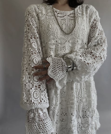 【RE;CIRCLE】 RE Crochet Lace One-piece / 230504-002