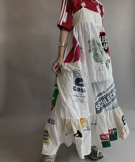 【RE;CIRCLE】RE Eco-Friendly Bag Camisole Long One-piece / 230525-007