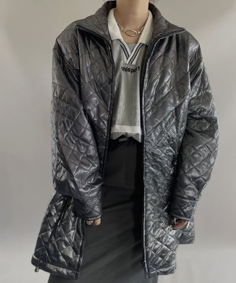 【USED】 Quilting Lame Jacket / 231021-016