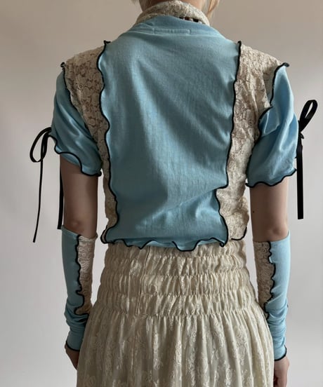 【RE;CIRCLE】 RE Mellow Top + Arm + Tie  / 250710-016