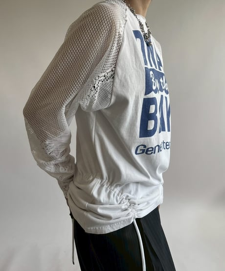 【RE;CIRCLE】 RE Lace Switching Raglan T-Shirt / 250605-006