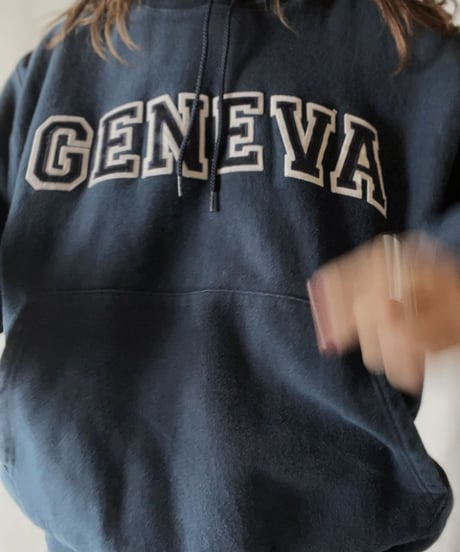 【USED】  Champion Reverse Weave Hoodie GENEVA/211116-035