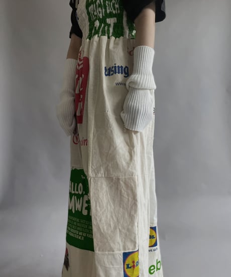 【RE;CIRCLE】RE Eco-Friendly Bag Shirring One-piece / 230427-030