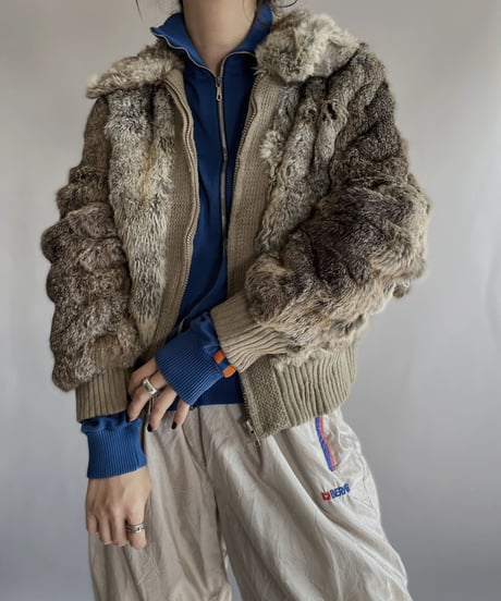 【USED】  Rabbit Fur Jacket / 221119-018