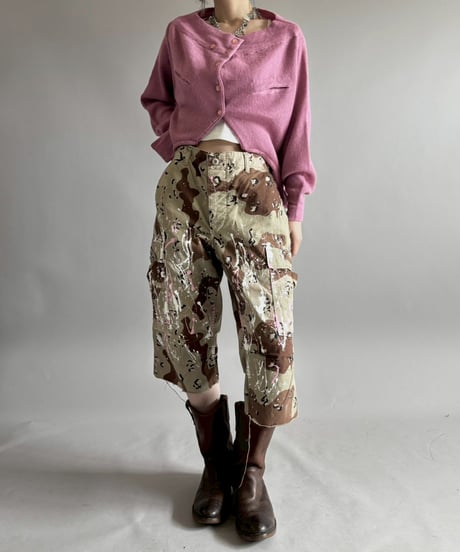 【RE;CIRCLE】 RE Deformed Acrylic Cardigan / 260312-007