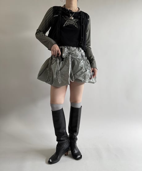 【RE;CIRCLE】 Re French Army Parachute Balloon Skirt Mini / 250306-001