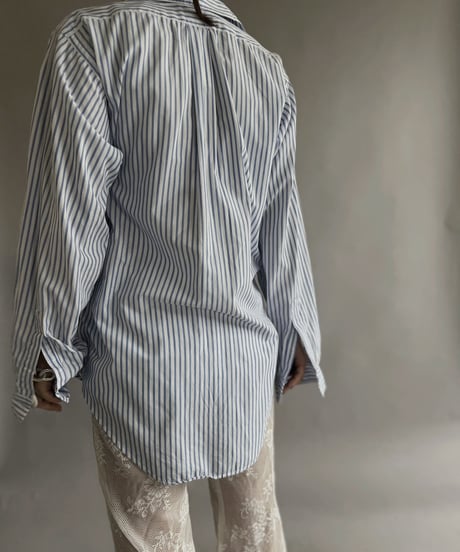 【USED】 made in USA Brooks Brothers L/S Strip Shirt /230608-008