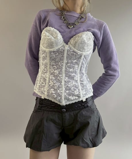 【USED】 Lace Corset / 260411-020