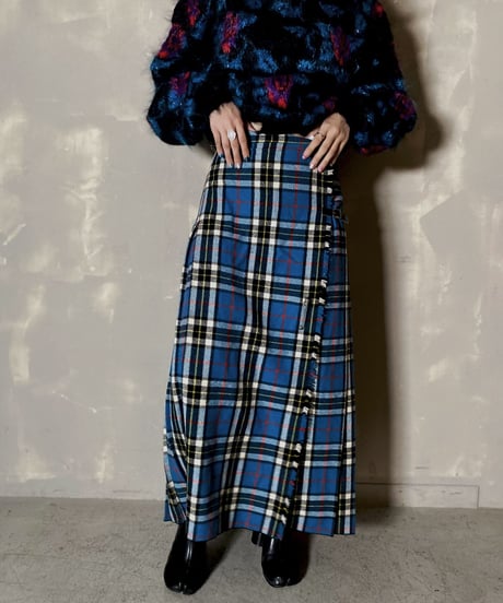 【USED】 Kilt Long Skirt / 201204-021