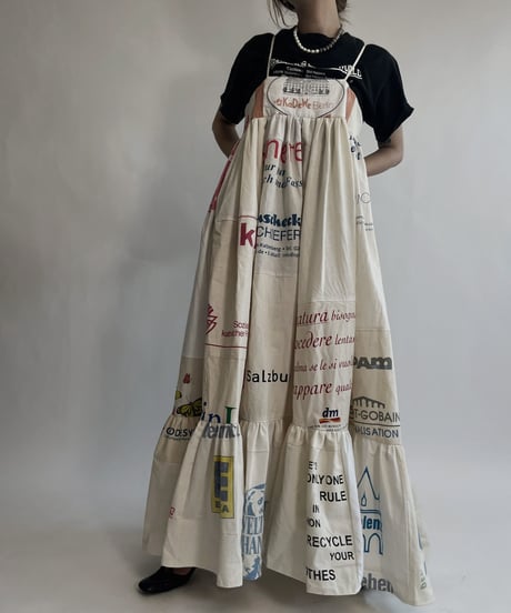 【RE;CIRCLE】 RE Eco-Friendly Bag Camisole One-piece / 220707-009