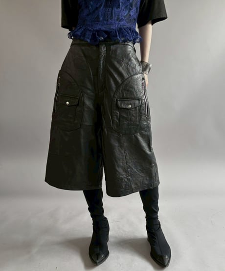 【RE;CIRCLE】 RE Leather Shorts / 260507-003