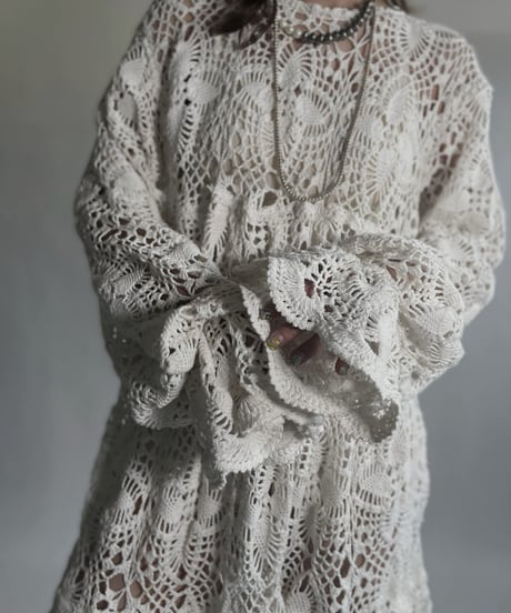 【RE;CIRCLE】 RE Crochet Lace One-piece / 220623-003
