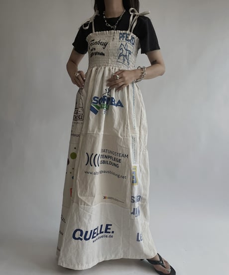 【RE;CIRCLE】 RE Eco-Friendly Bag Camisole One-piece / 220804-029